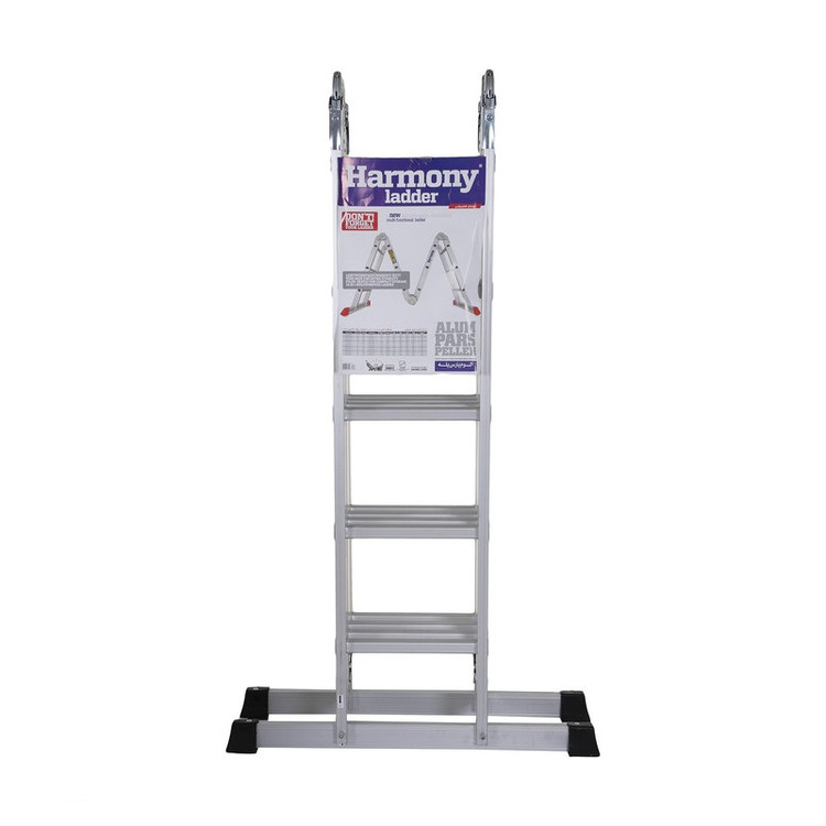 نردبان 20 پله 4 تکه آلوم پارس پله مدل هارمونی